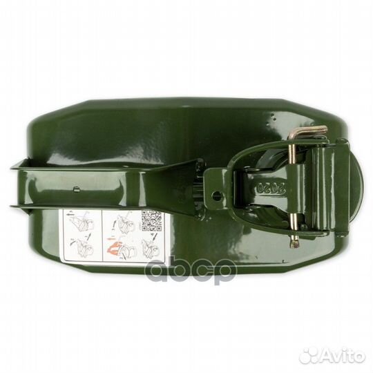 Канистра 5л металлическая, крышка с фиксатором