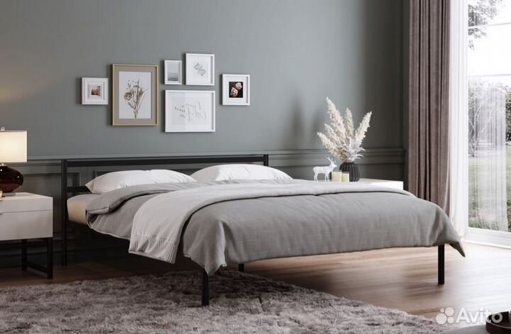 Кровать новая металлическая 160х200