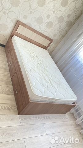 Односпальная кровать с матрасом 120*200 купить в Мытищах | Товары для ...