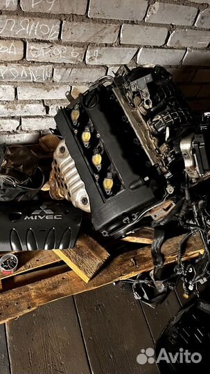 Двигатель в разбор от Mitsubishi Lancer 10