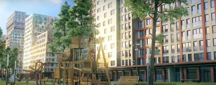 3-к. квартира, 70 м², 12/22 эт.