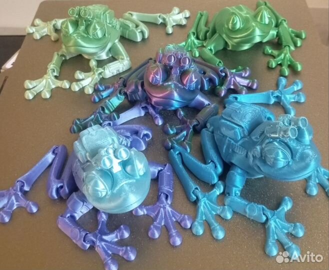 Лягушки подвижные 3D модели