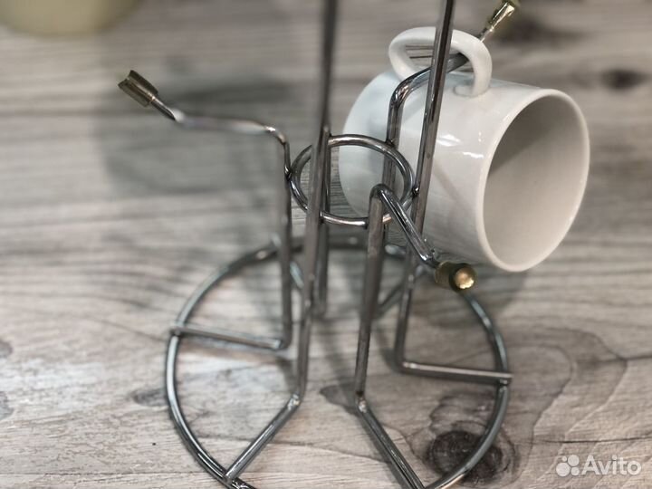 Подставка держатель сушилка для кружек 6 шт металл