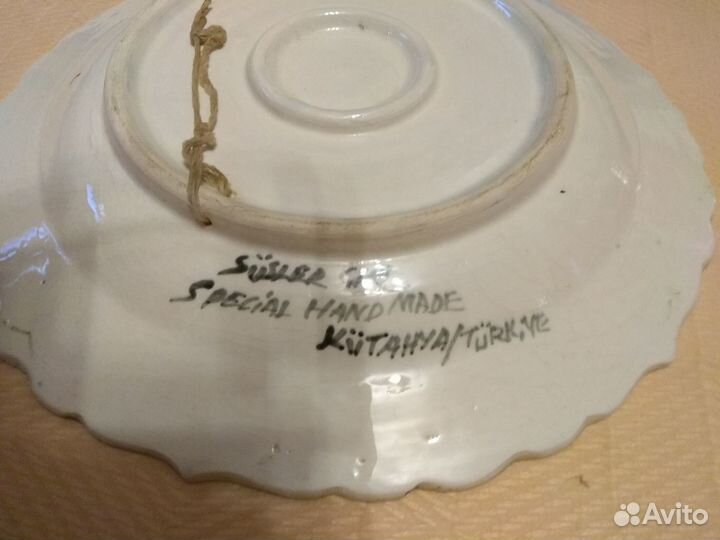 Тарелка настенная турецкая (ручная работа)