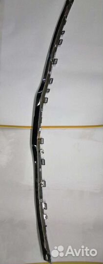 Молдинг решетки радиатора хром Kia Rio 4 2017+