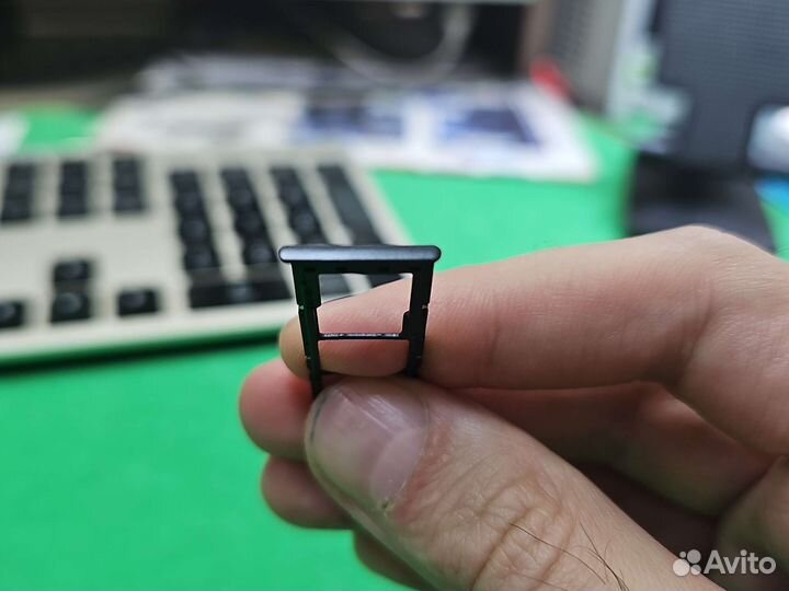 Лоток симкарты Samsung M51 черный