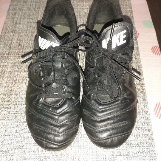 Детские футбольные бутсы Nike Tiempo,35 размер