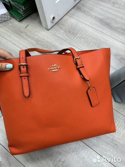 Сумка шопер женский Coach Mollie tote color