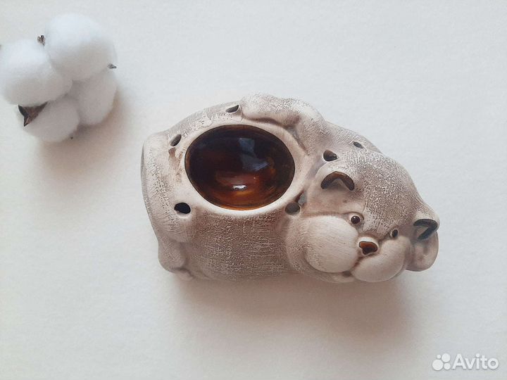 Аромалампа керамическая Кот,символ года подсвечник