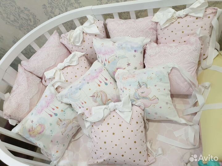 Бортики в кроватку