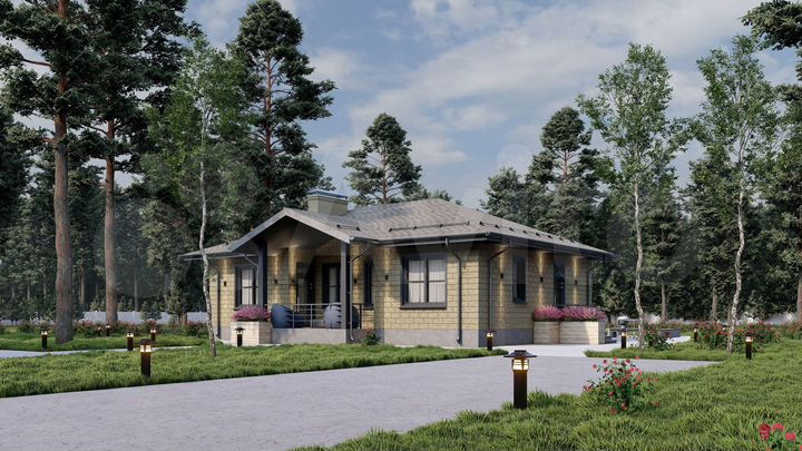 Дом 100 м² на участке 7 сот.