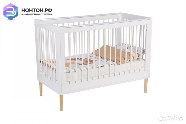 Кроватка детская Polini kids Simple 360 белая