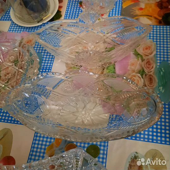 Ваза хрустальная СССР