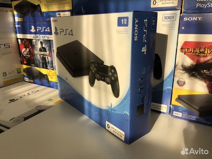 PS4 Slim 1Tb Новая Кредит