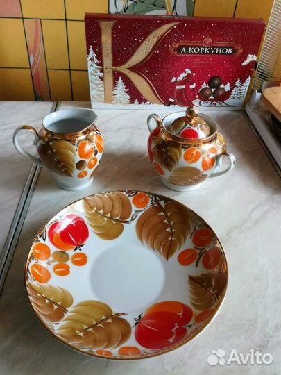 Сервиз кофейный лфз. Фарфор