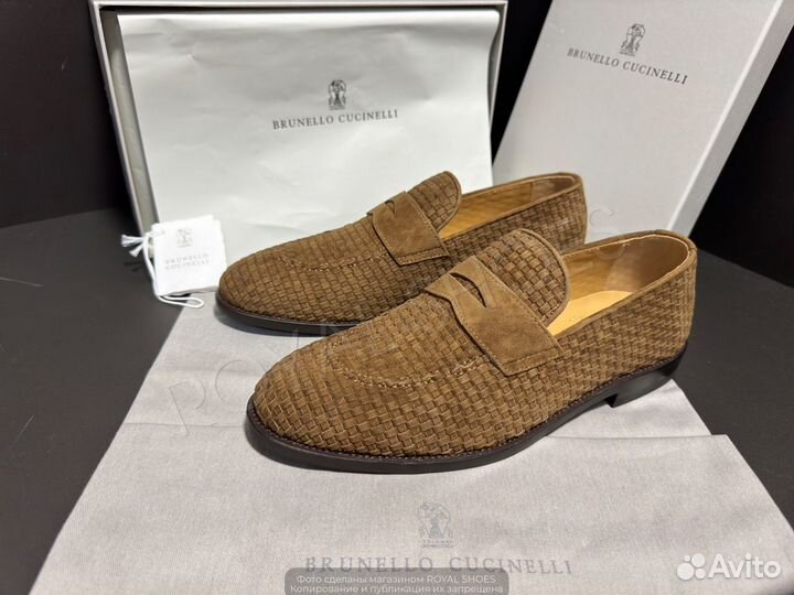 Туфли мужские лоферы Brunello Cucinelli (6 цветов)