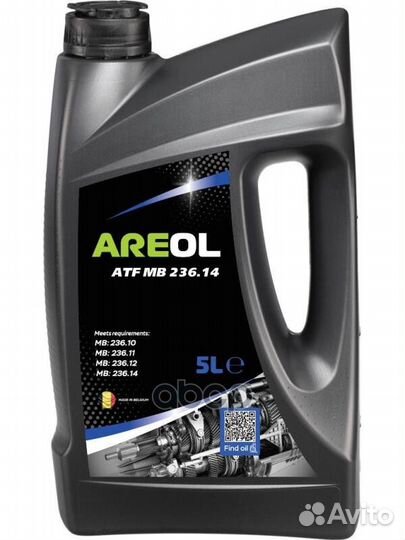 Areol ATF MB 236.14 (5L) масло трансм.для совр