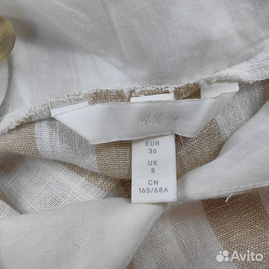 Комбинезон-кюлоты H&M лён вискоза