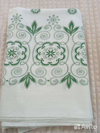 Кухонные полотенца, отрез вафельной ткани