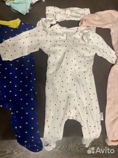 Пакет вещей на девочку 62 68 слипы костюм