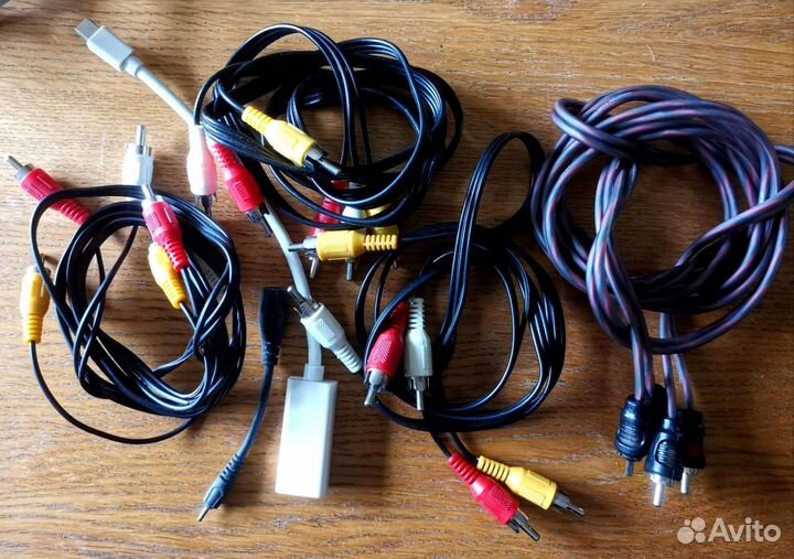 Кабеля разные RCA- jack, RCA-XLR, RCA-RCA