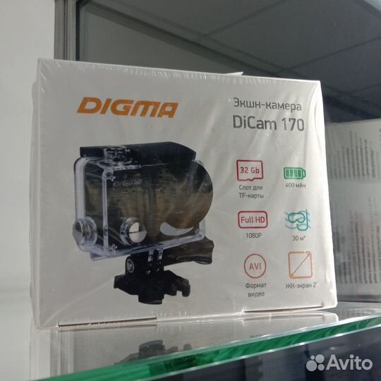Экшн-камера digma DiCam 170