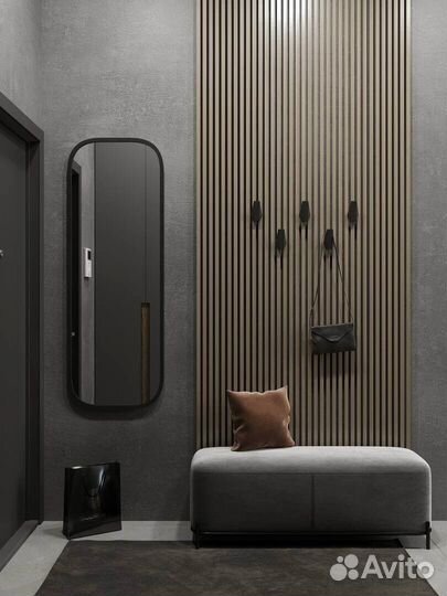 Установка декоративных реек