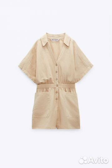 Комбинезон zara лен