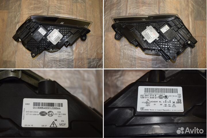 Фара левая правая ксенон Skoda Superb 3 суперб 3