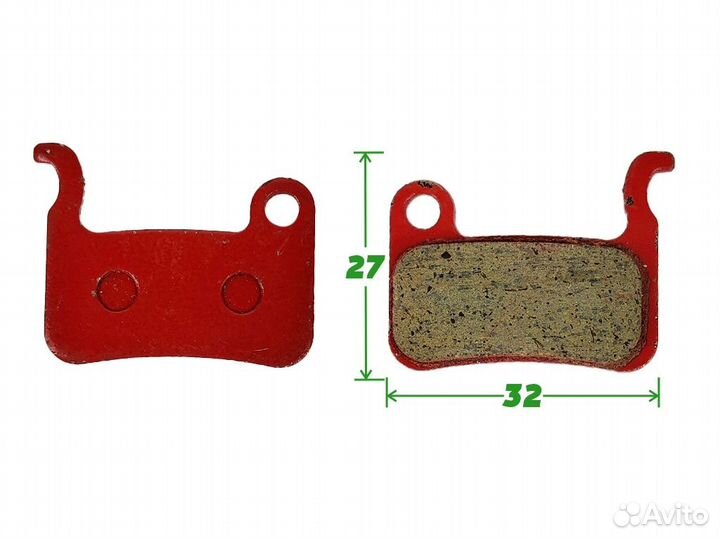 Колодки тормозные велосипедные №8 (3125410)