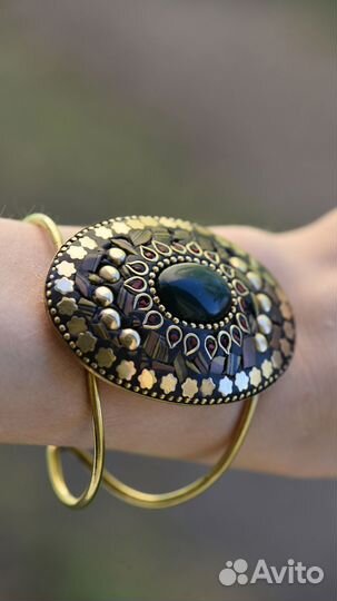 Браслет ретро тибет непал бохо хиппи камень