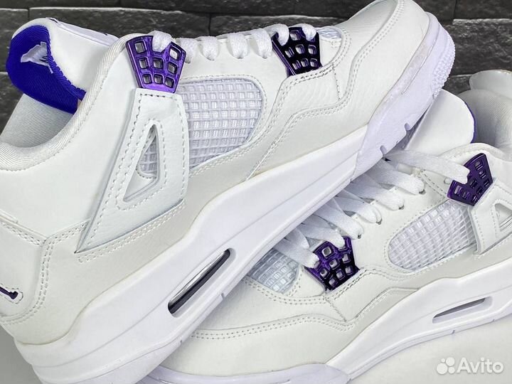 Кроссовки Nike Air Jordan 4 Retro Metallic Purple