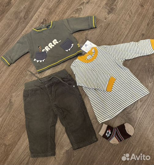 Пакет вещей брендовых на рост 64-66см