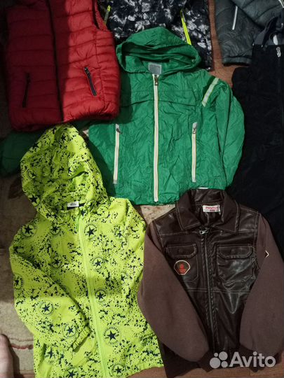 Пакет курток на мальчика 128