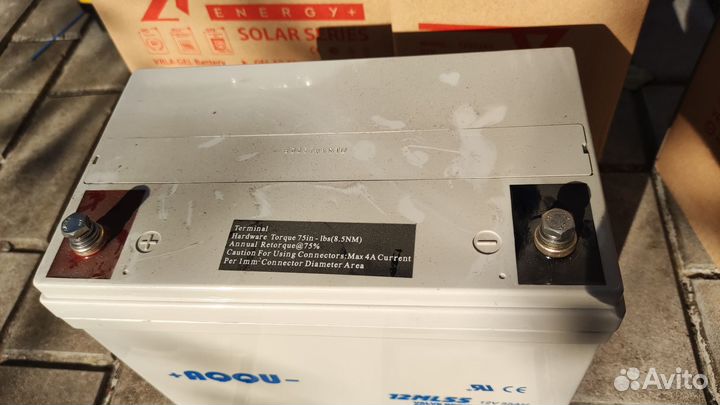 Гелевый аккумулятор 12В 55ач