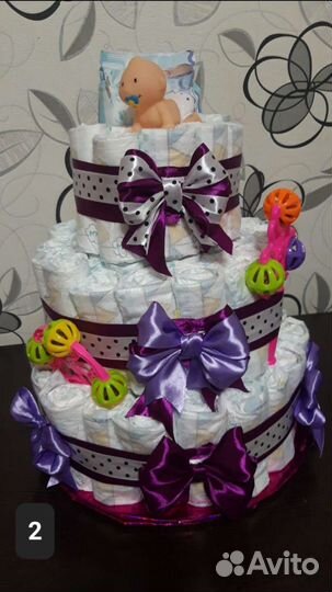 Торт из памперсов на заказ