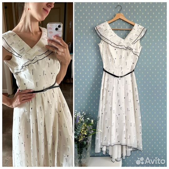 Платье на выпускной с фламинго (42)