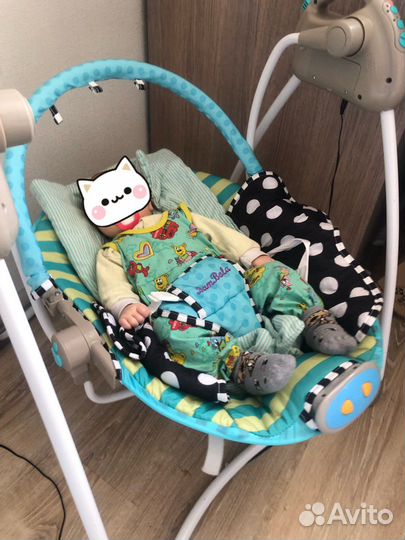 Детские электронные качели