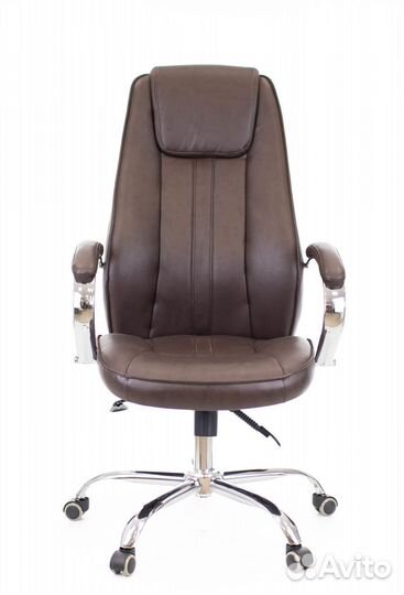 Кресло офисное Everprof Long TM Экокожа Коричневый