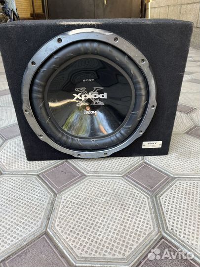 Сабвуфер sony xplod 1300w