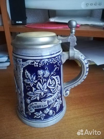 Пивная кружка с крышкой Германия