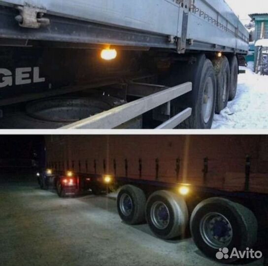 Фонарь габаритный боковой газель/прицеп 12в/24в