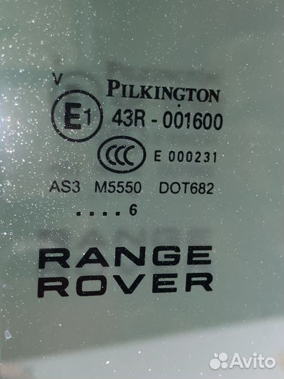 Стекло Задней Двери Range Rover Sport