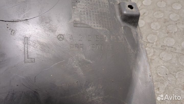 Защита арок (подкрылок) левая передняя Mercedes E W212, 2011