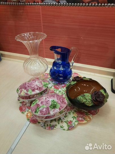 Ваза.стекло.франция.винтаж