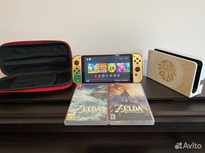 Приставка Nintendo Switch Oled Zelda Edition