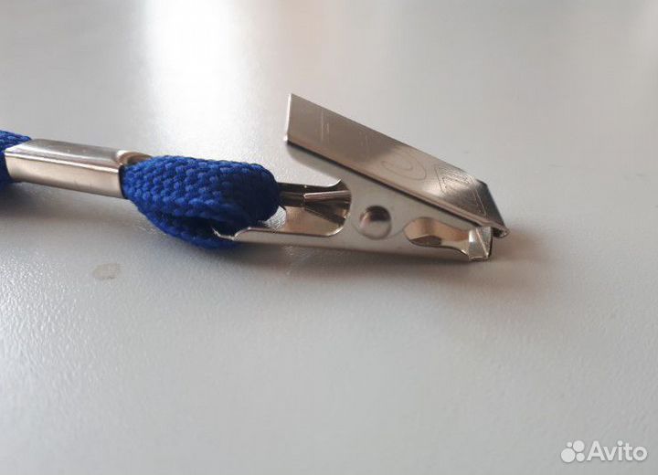 Бейдж горизонтальный на ленте 9 шт б/у