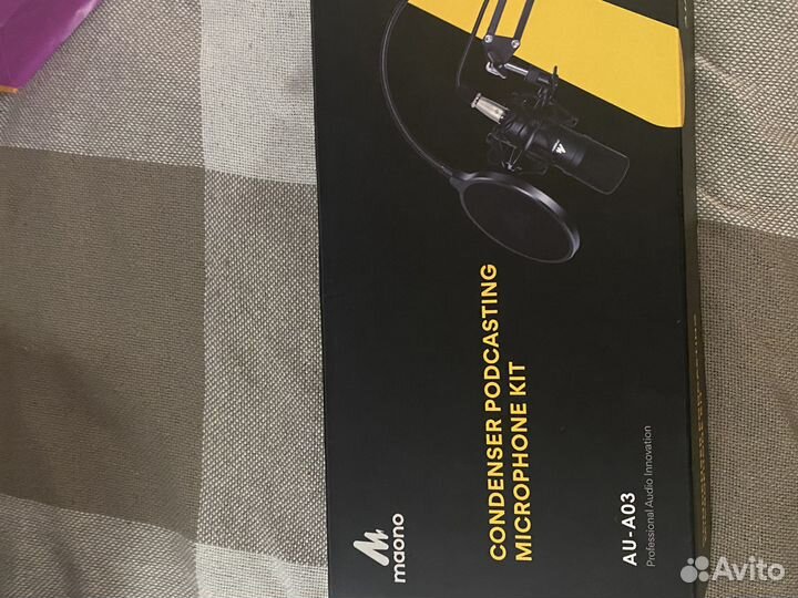 Микрофон maono au-a03 + soundblaster