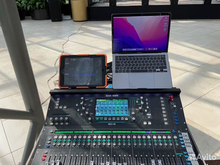 Подставка для планшета к Allen&heath SQ5 6 7