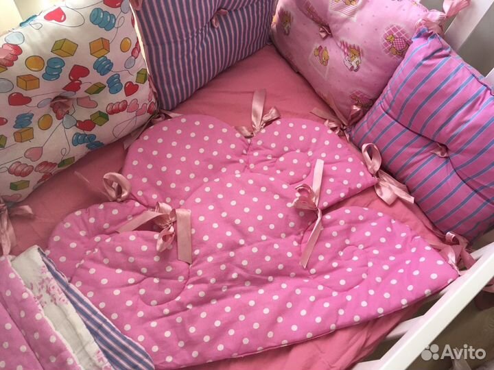 Подушки-бортики в кроватку